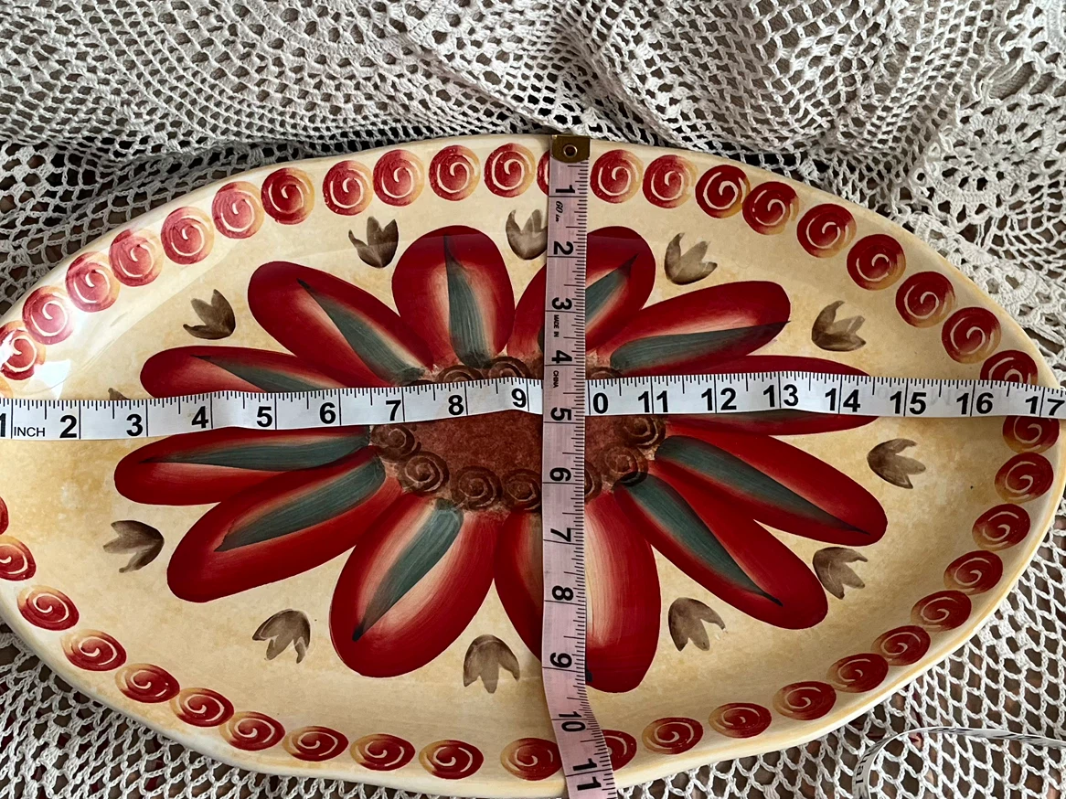 Ceramic Serving Tray/ Platter, Fisher Home Products - photo 2