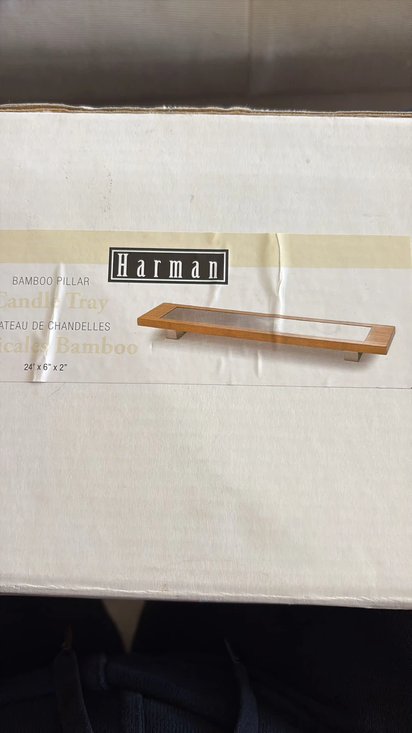 Harman Bamboo Pillar  Tray - photo 2