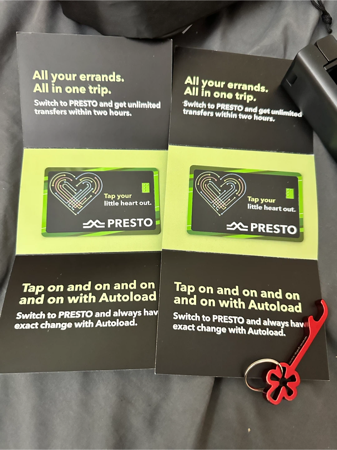 Two PRESTO cards for $5