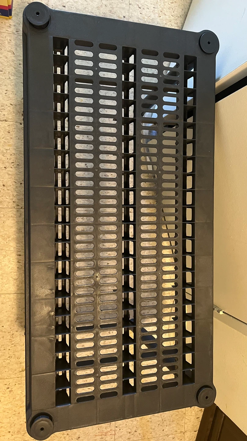 Black Plastic Table-35" x 17" x 21.5" - photo 3
