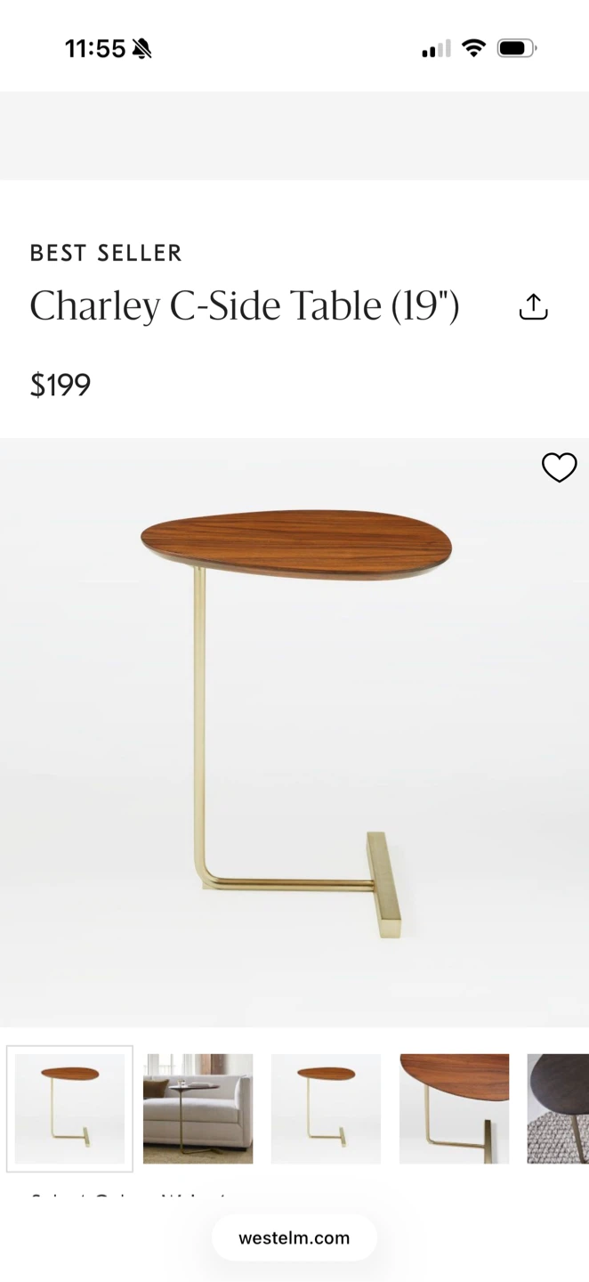 West Elm Charley C-Side Table - photo 5