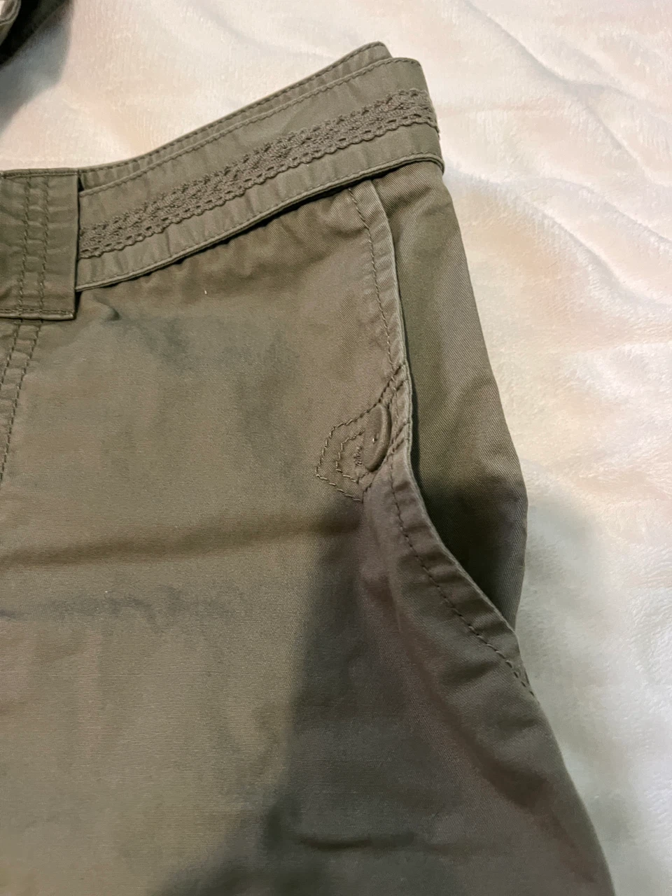Eddie Bauer Olive Green Skirt Tall 16 - photo 3