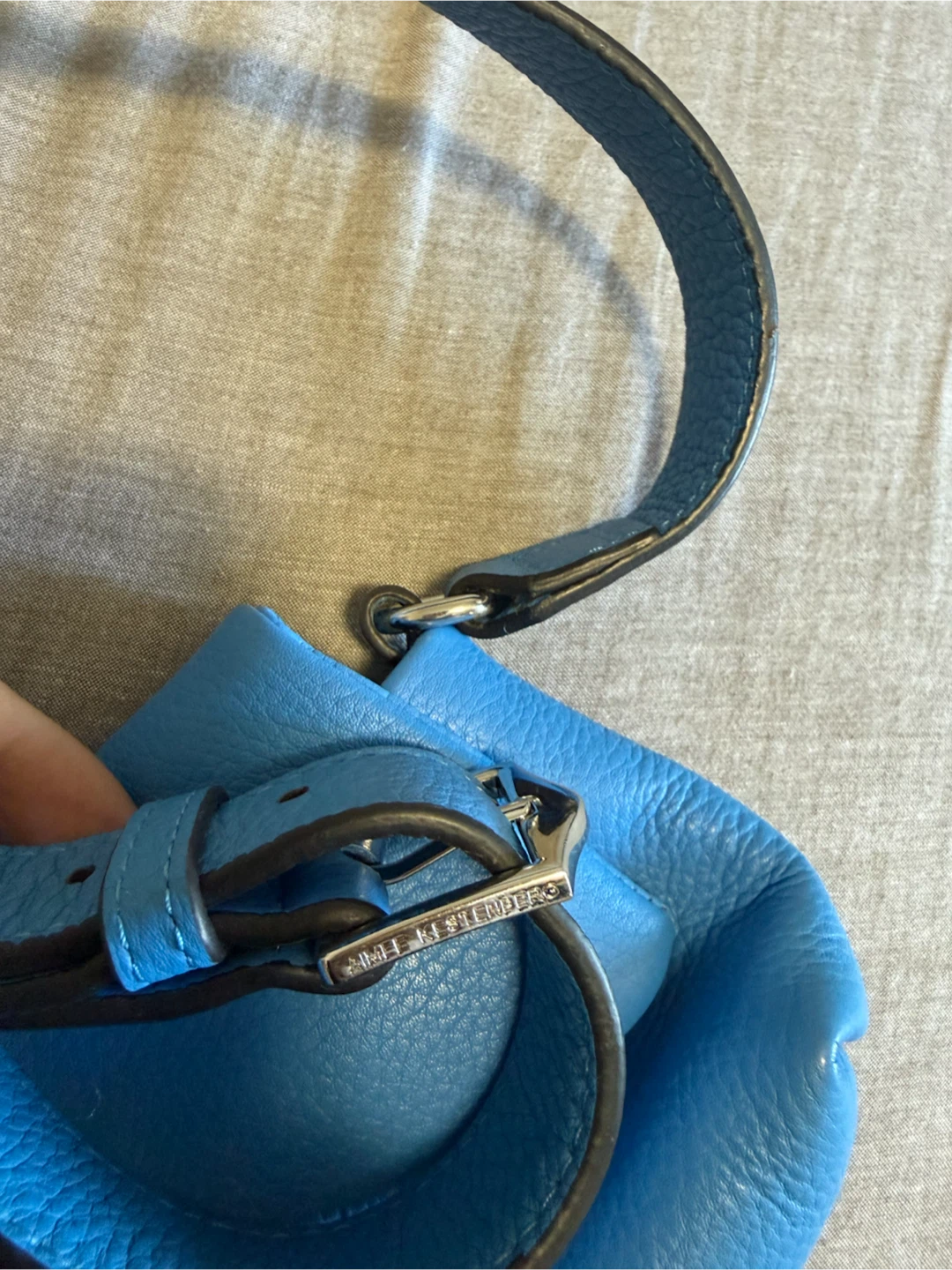 Aimee Kestenberg Blue Leather Crossbody Bag - photo 4