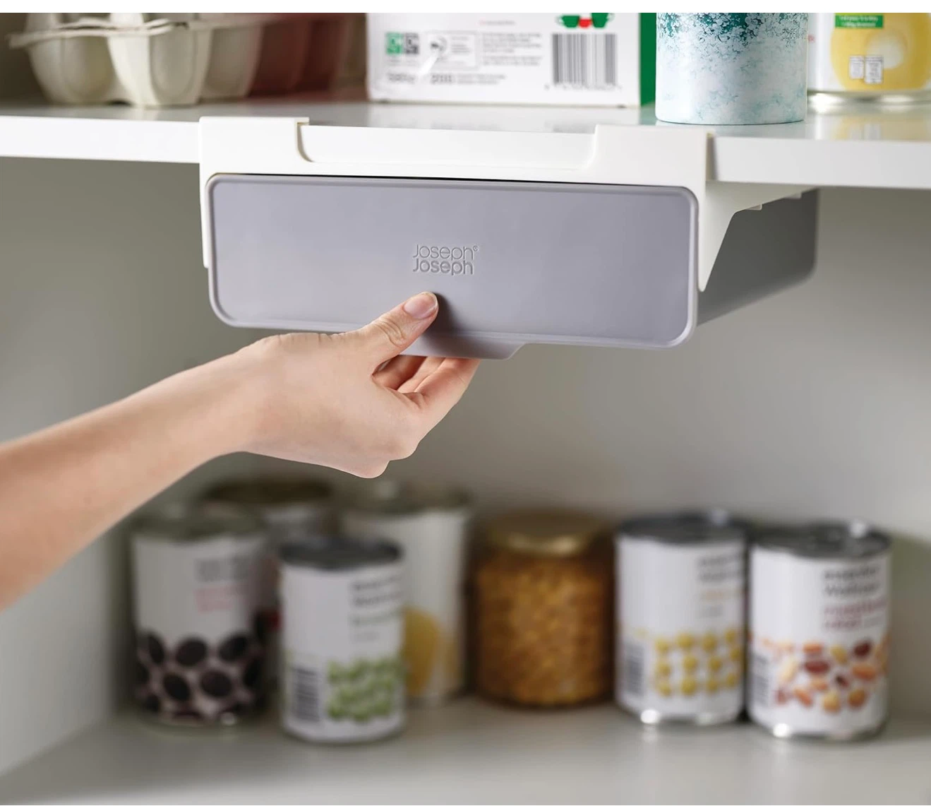 Under Shelf Drawer Kitchen Cabinet Storage Organizer - photo 2
