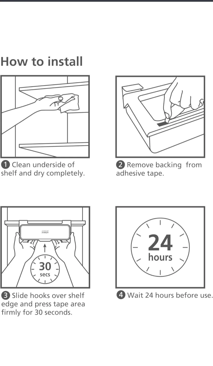 Under Shelf Drawer Kitchen Cabinet Storage Organizer - photo 4