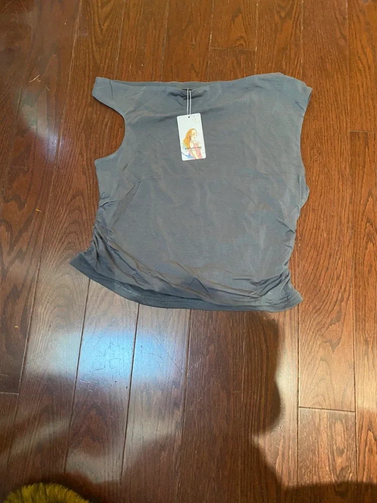 PrettyGarden Sleeveless Top Grey XL