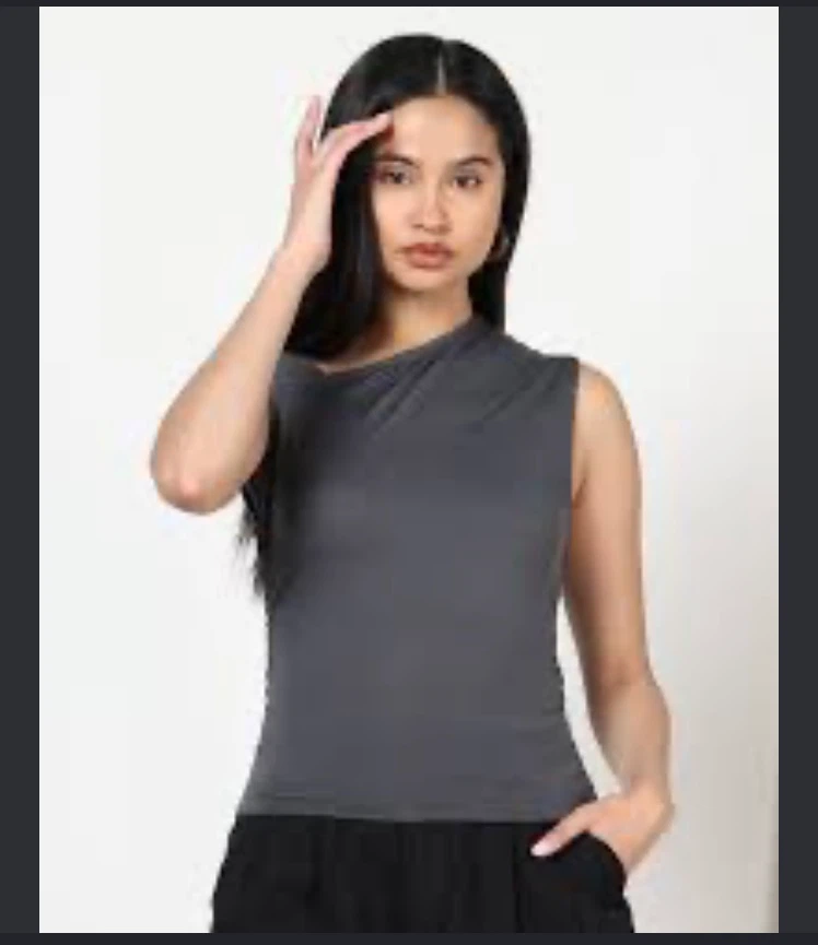 PrettyGarden Sleeveless Top Grey XL - photo 4