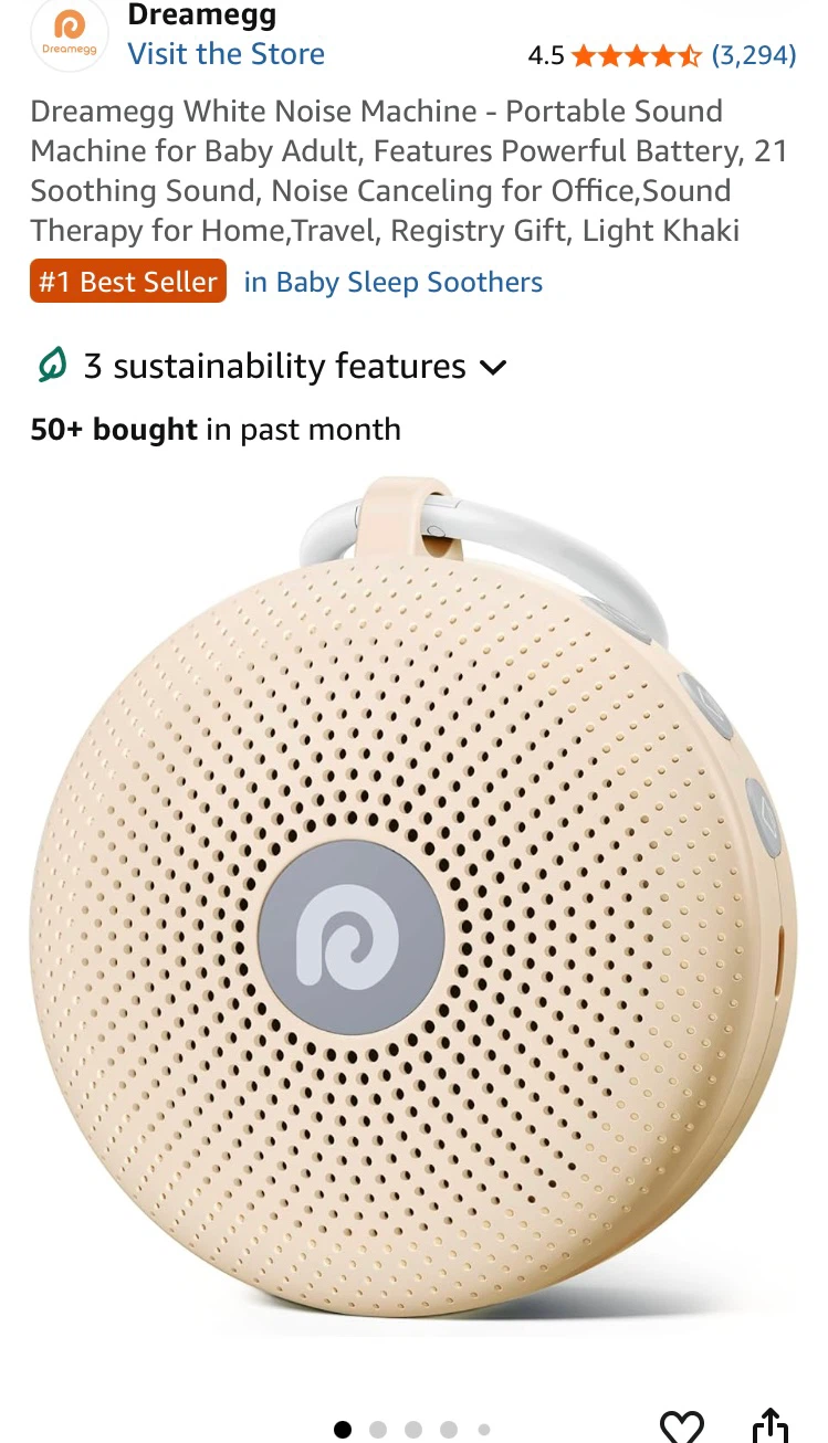 Dreamegg Sleep Lite D11 Max Sound Machine - photo 5