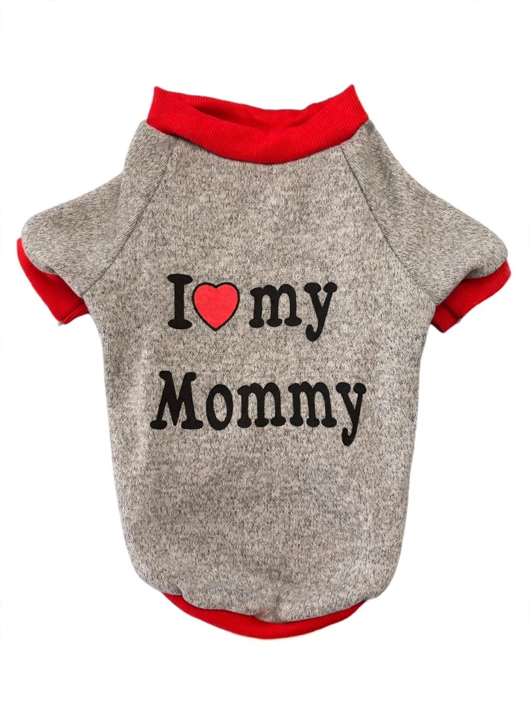 I Love My Mommy Dog Sweater