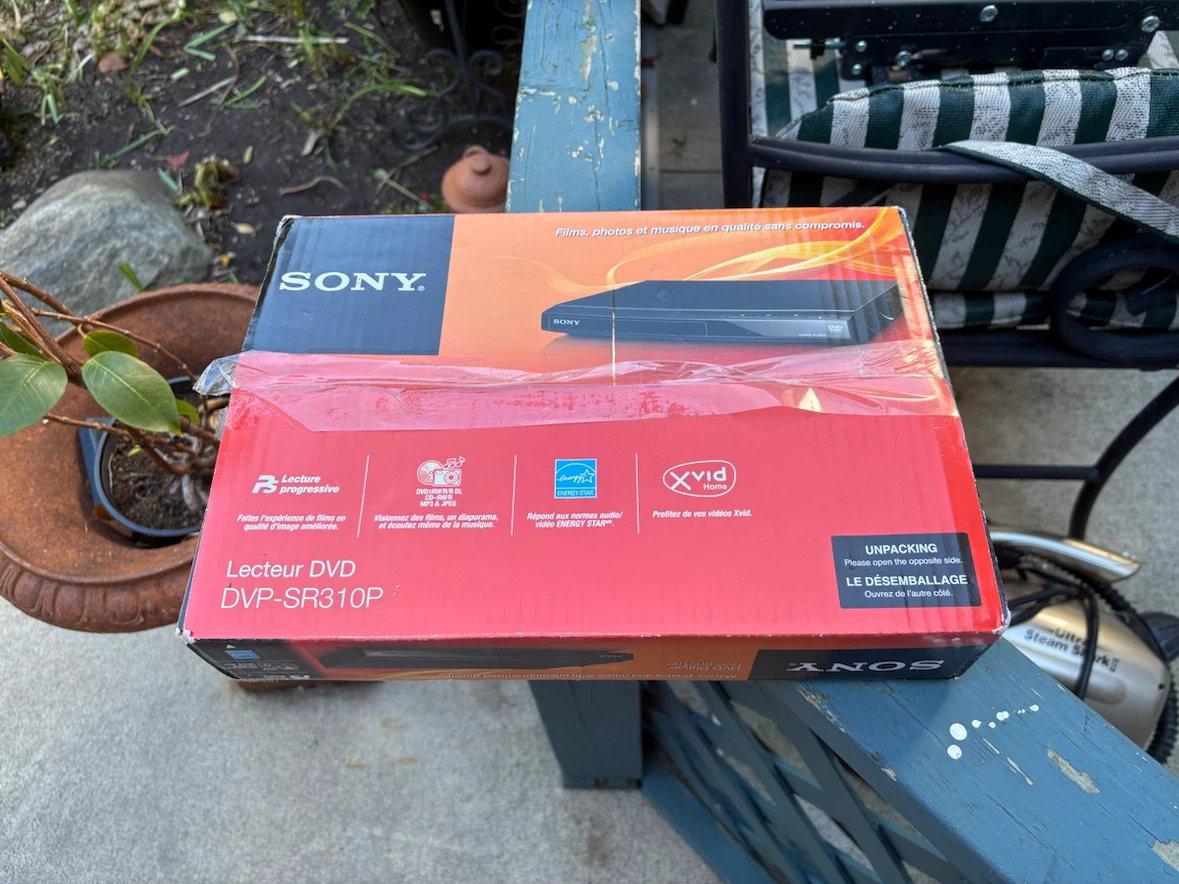 Sony DVD Player DVP-SR310P
