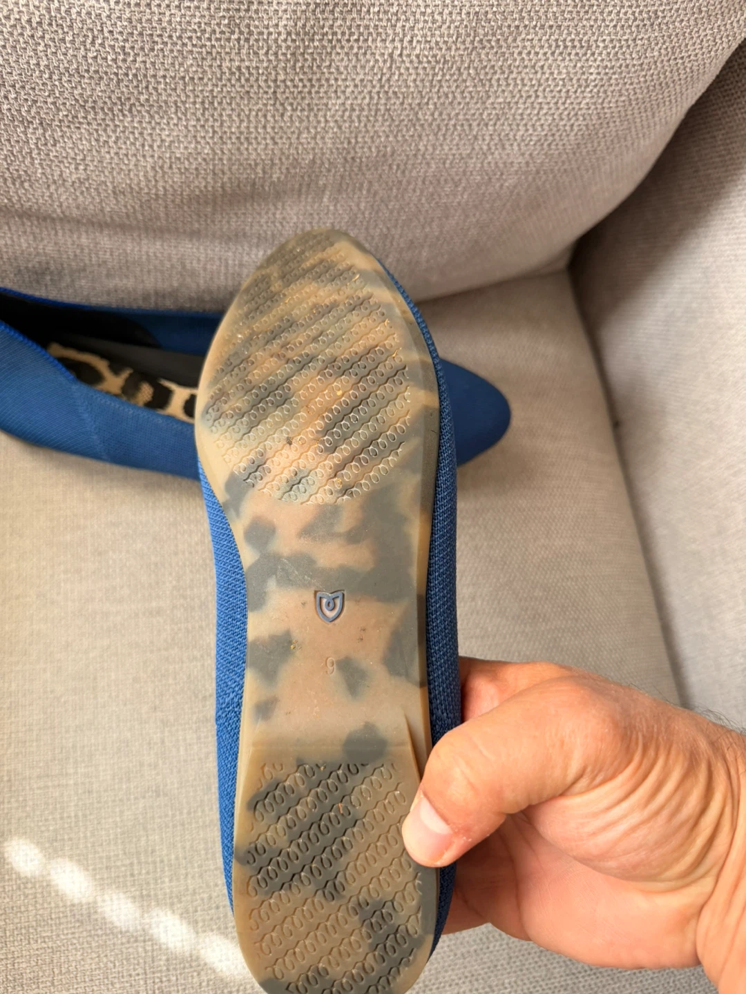 Rothy's Blue Knit Loafers Size 9 - photo 5