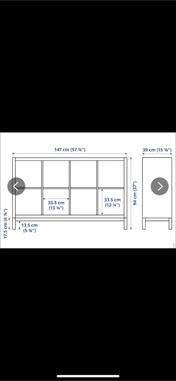 White 8-Cube Storage Shelf - photo 3
