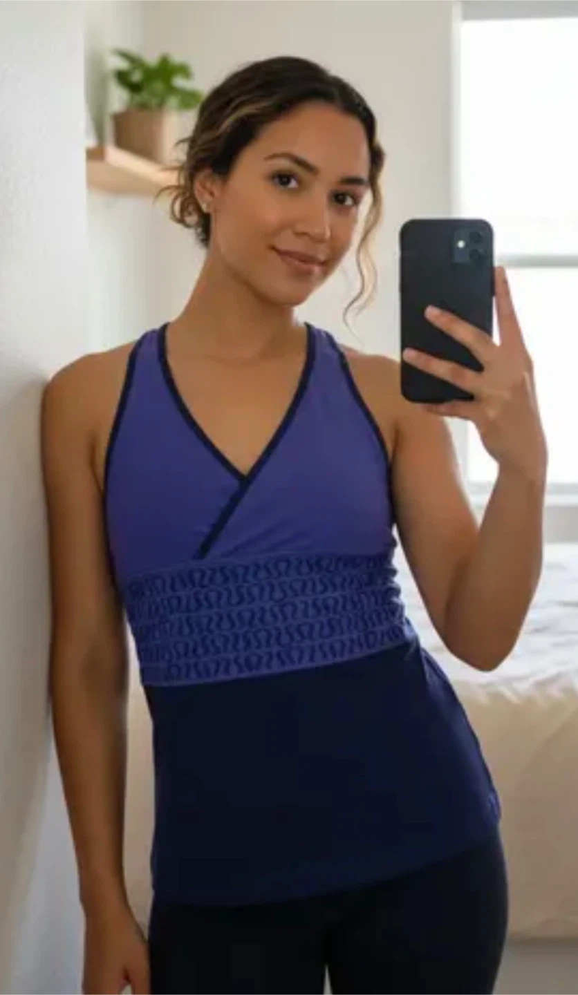 Lululemon Racerback Tank Top - Blue - Size 12