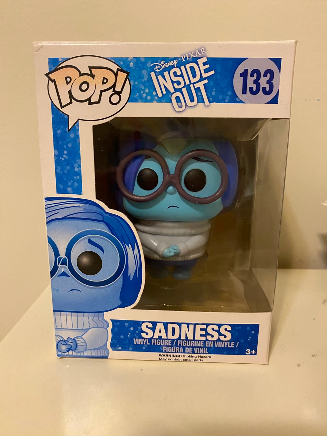Funko Pop Inside Out Sadness #133 (super rare)