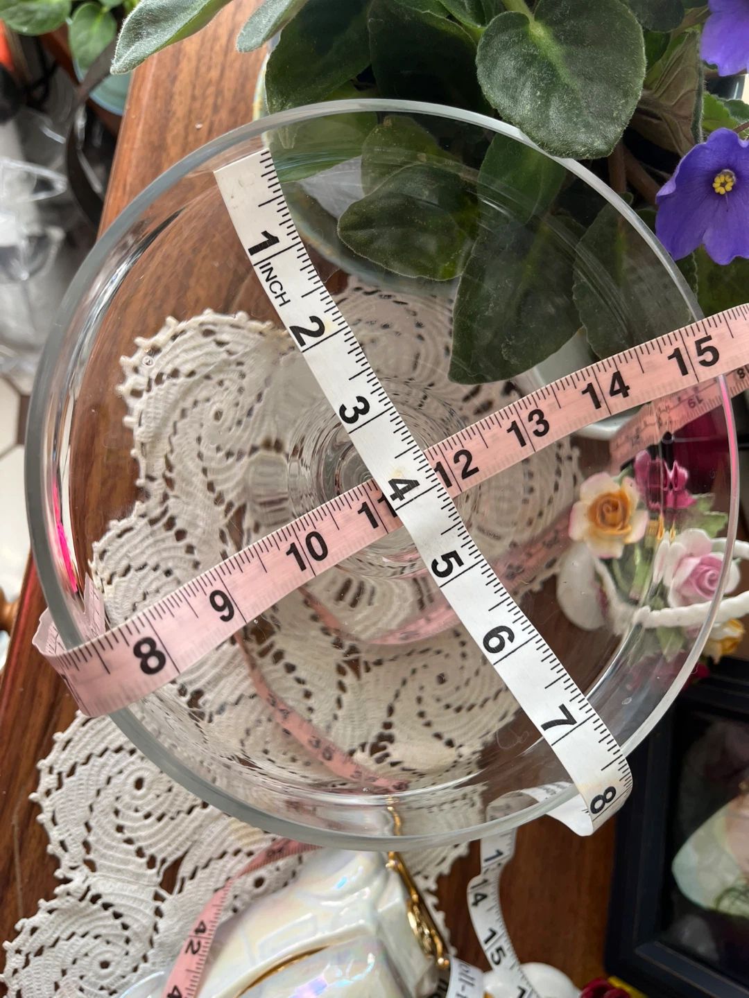 Glass Pedestal Mini Cake Stand, 7 in. in diameter, 7 in. tall - photo 4