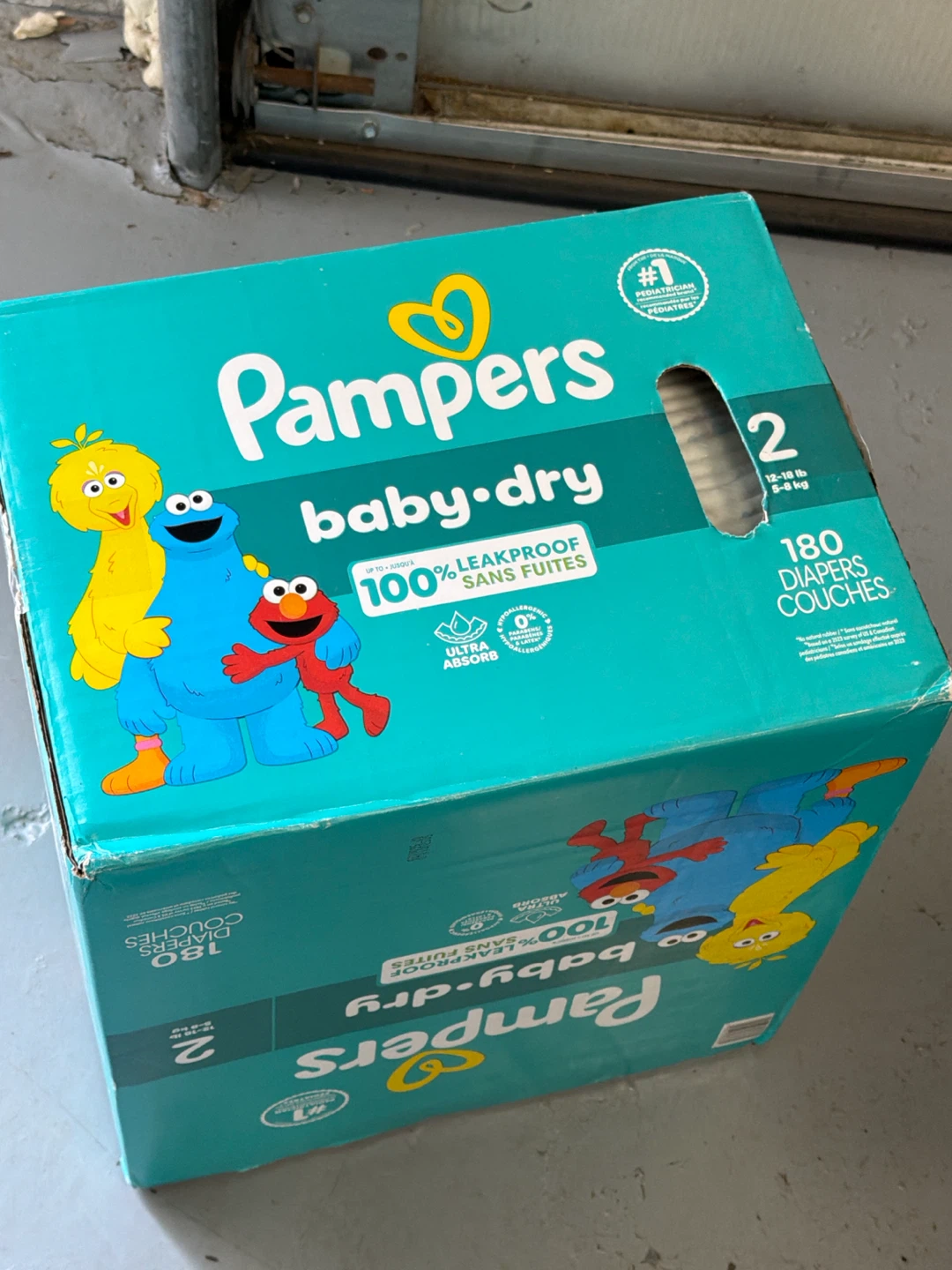 Pampers Baby-Dry Size 2 Diapers (180 Count)