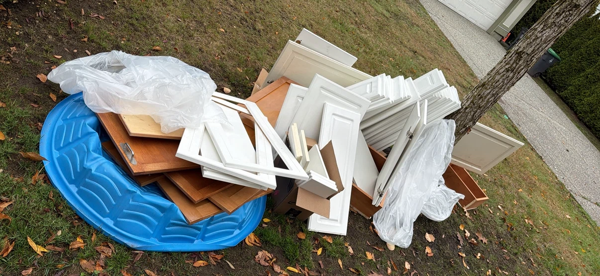Set of White Kitchen Cabinet Doors