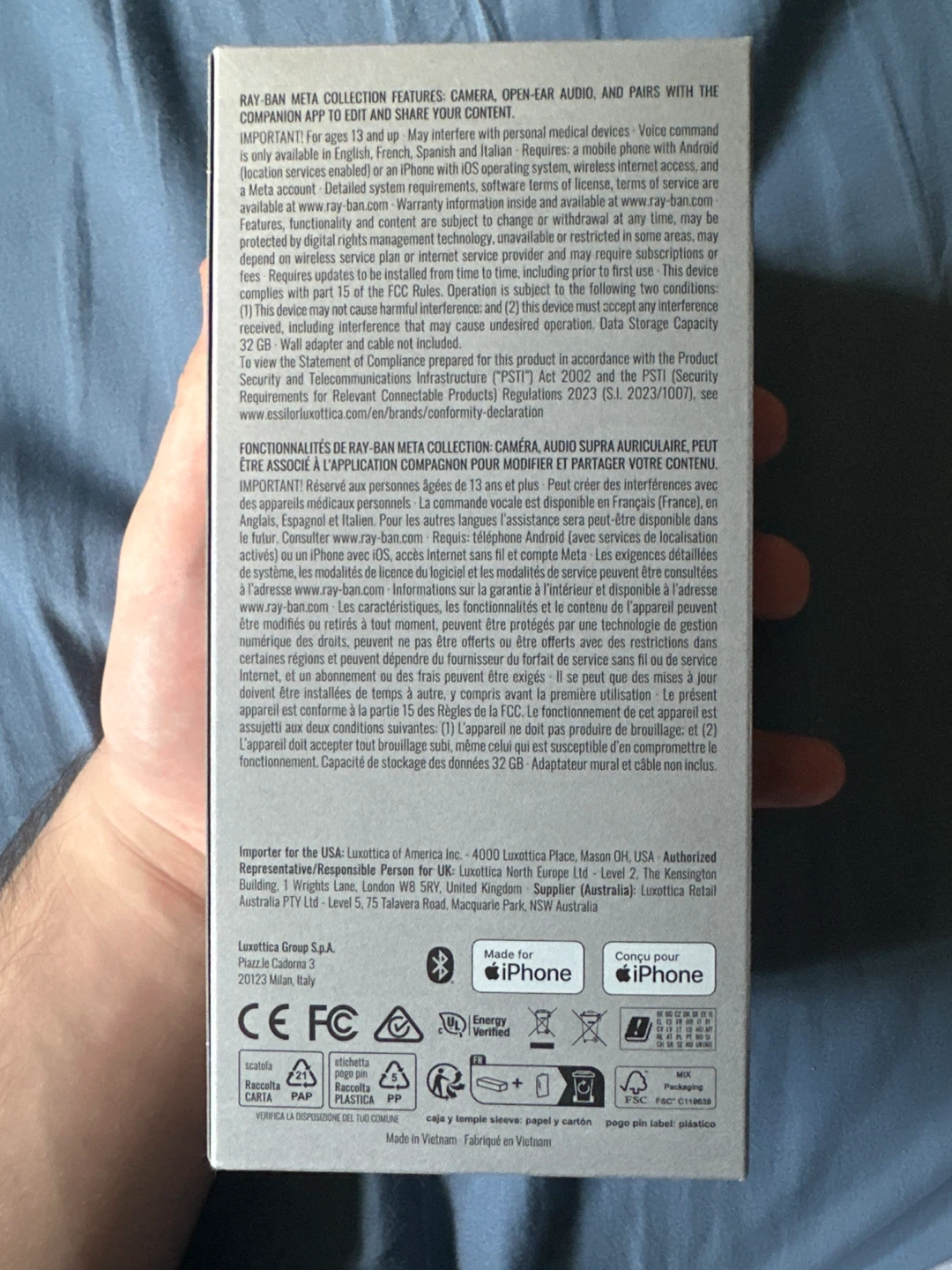 Meta Glasses (UNOPENED) GEN 2 Matte Black transition lenses - photo 3