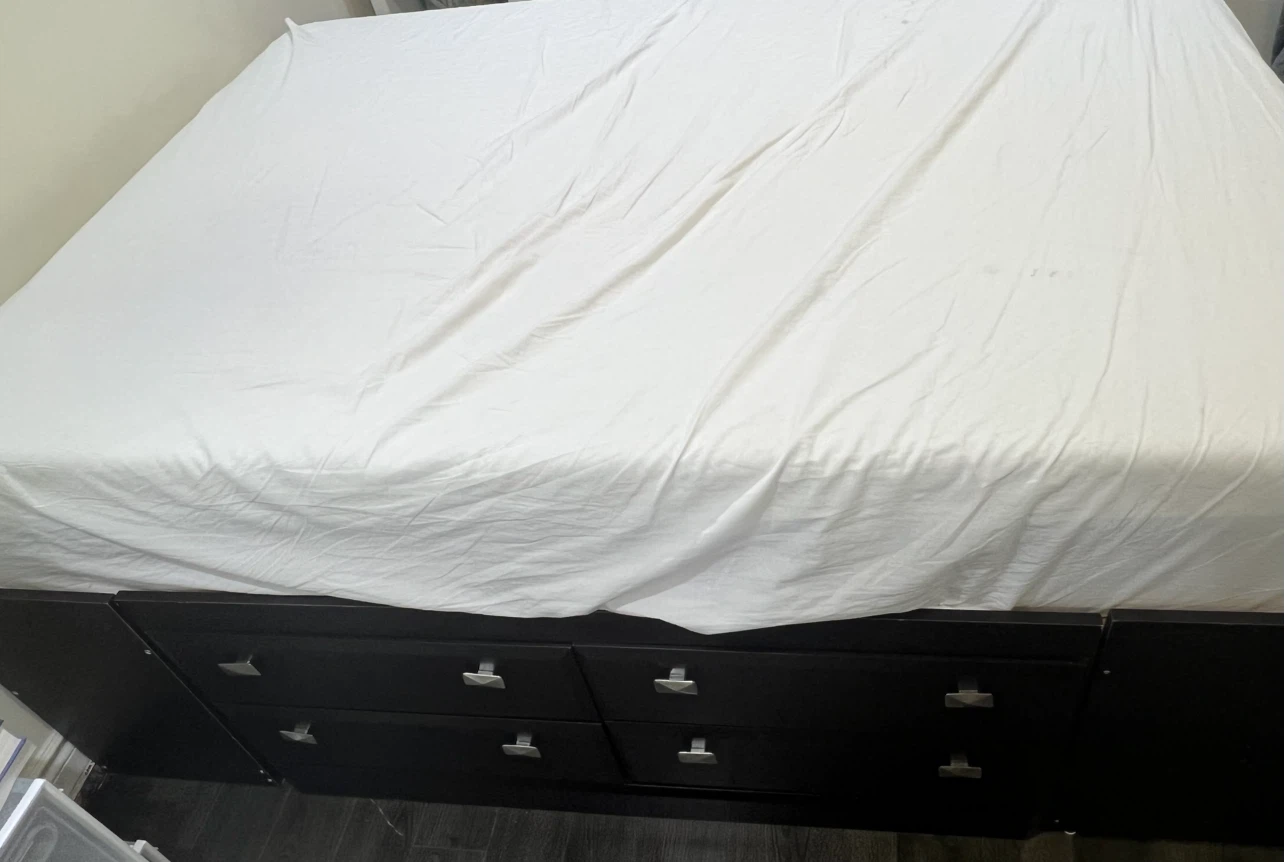 Full/Double storage bed with drawers - photo 4