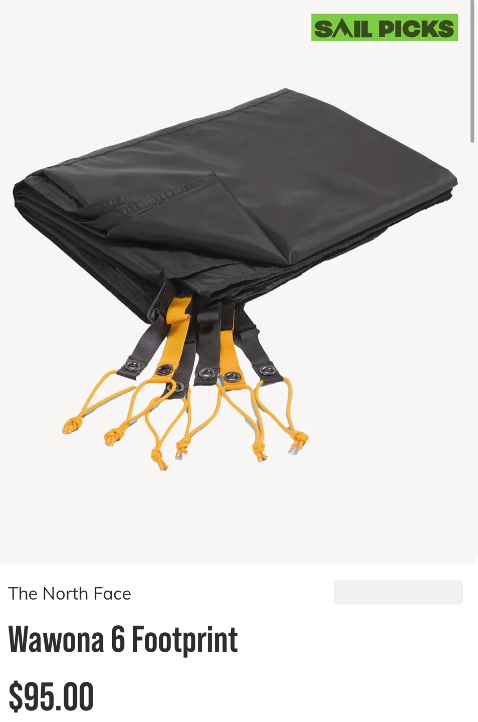 The North Face Wawona 6 Tent Footprint - photo 2