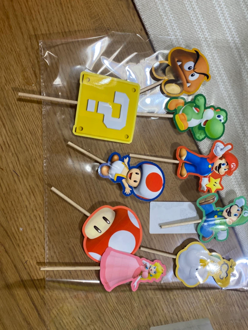 Super Mario Themed Birthday Party Decoration Set - photo 3