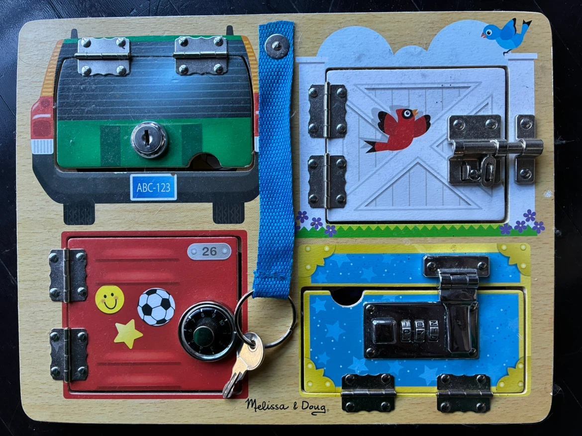 Melissa & Doug Lock & Latch Board