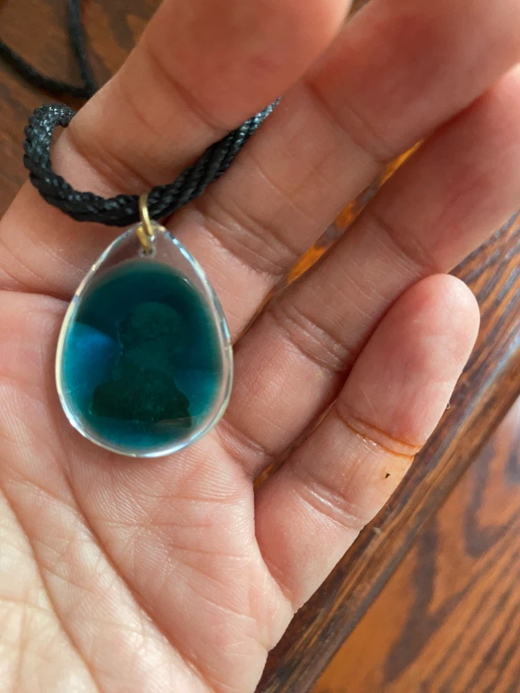 Teardrop Buddha Pendant Necklace - photo 3