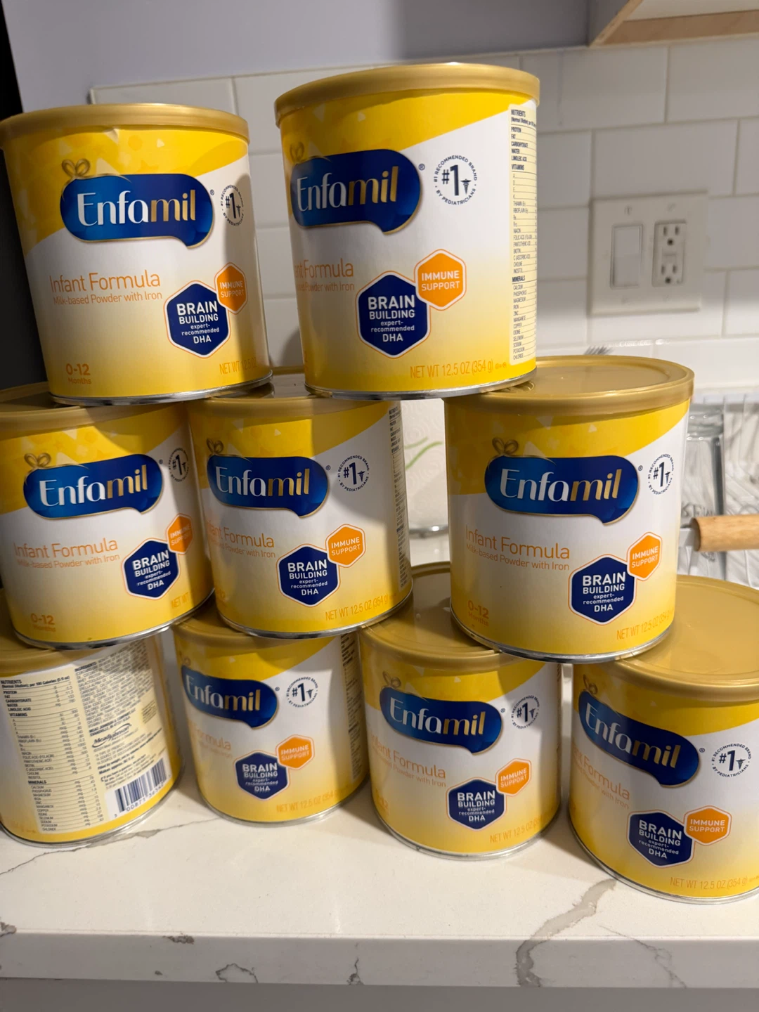8 Cans of Enfamil Infant Formula 12.5oz