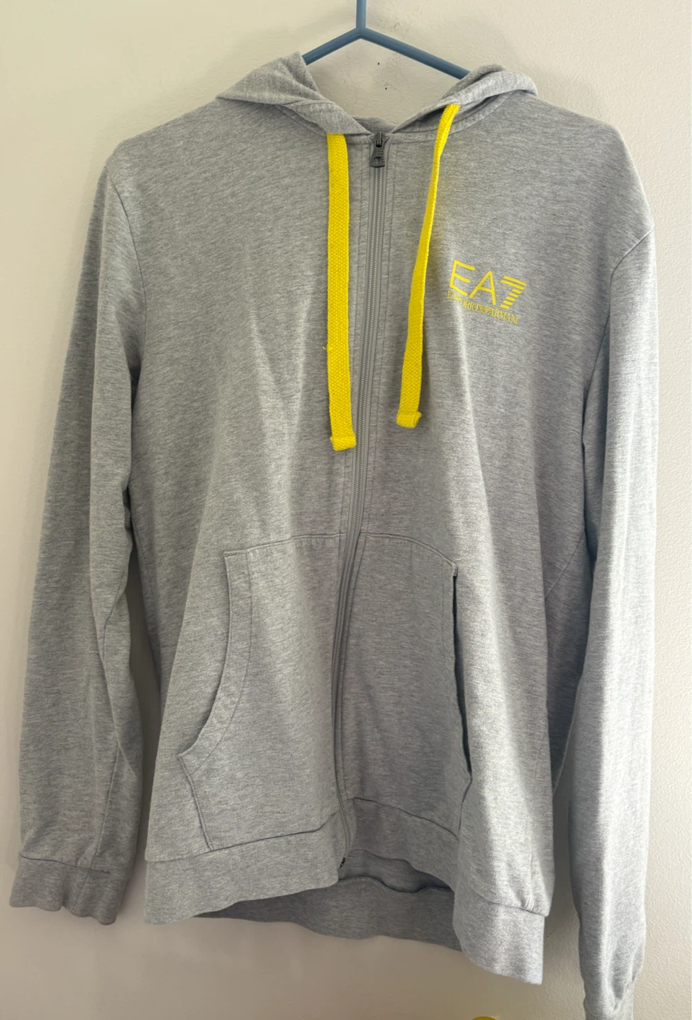 EA7 Emporio Armani Grey Hoodie - Men’s Medium