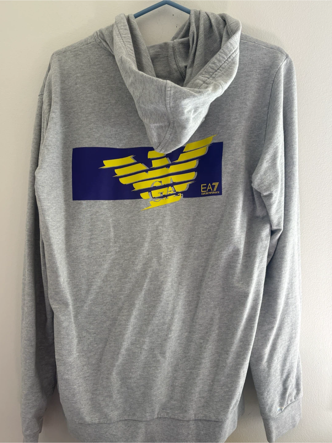 EA7 Emporio Armani Grey Hoodie - Men’s Medium - photo 2
