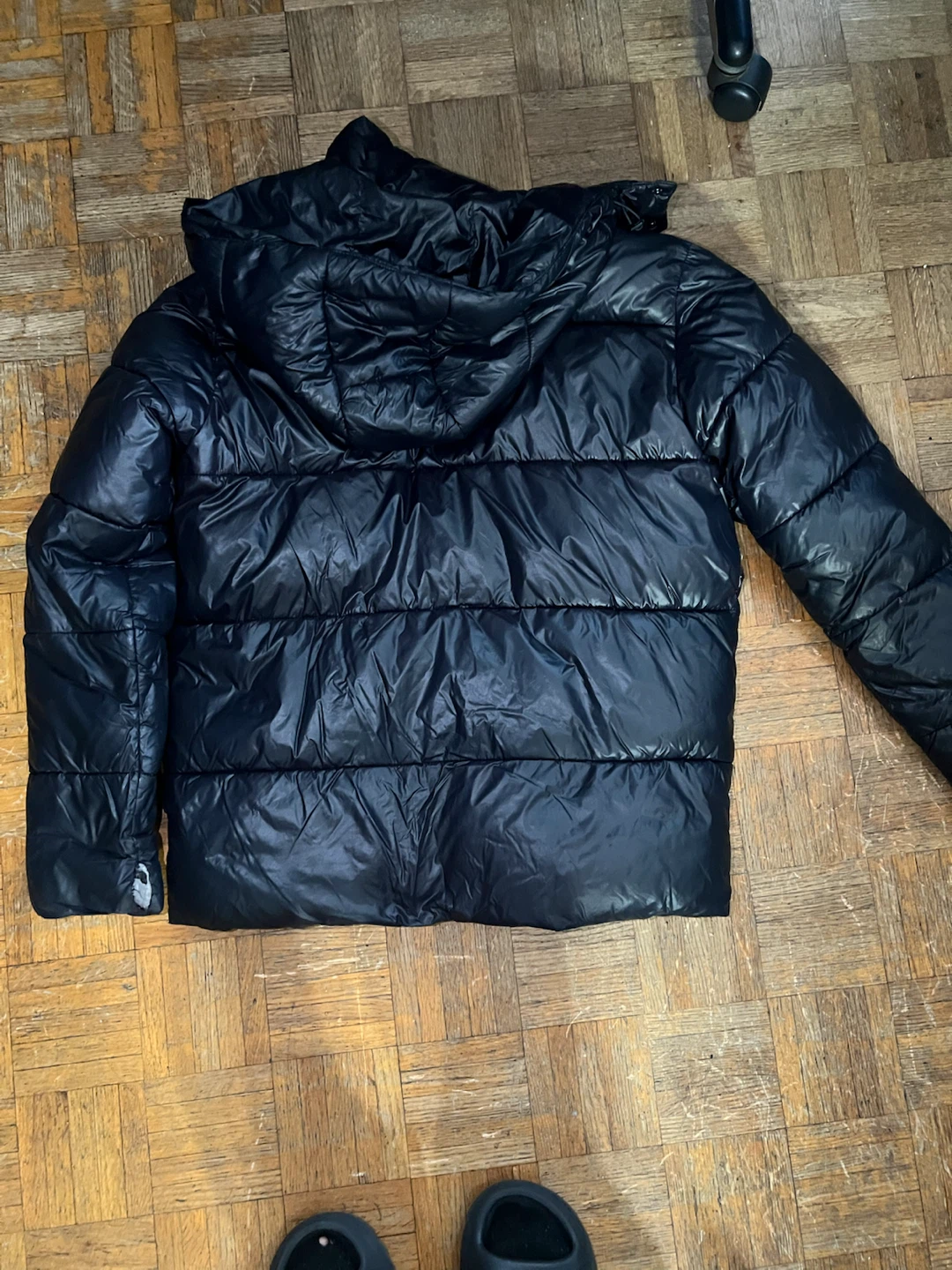 Black Puffer Jacket men - photo 4