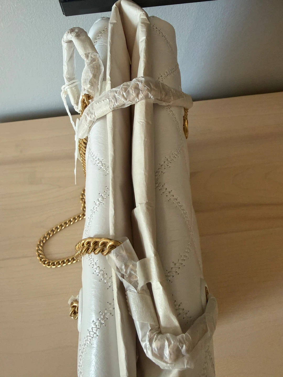 Tory Burch Quilted White Leather Tote - photo 4