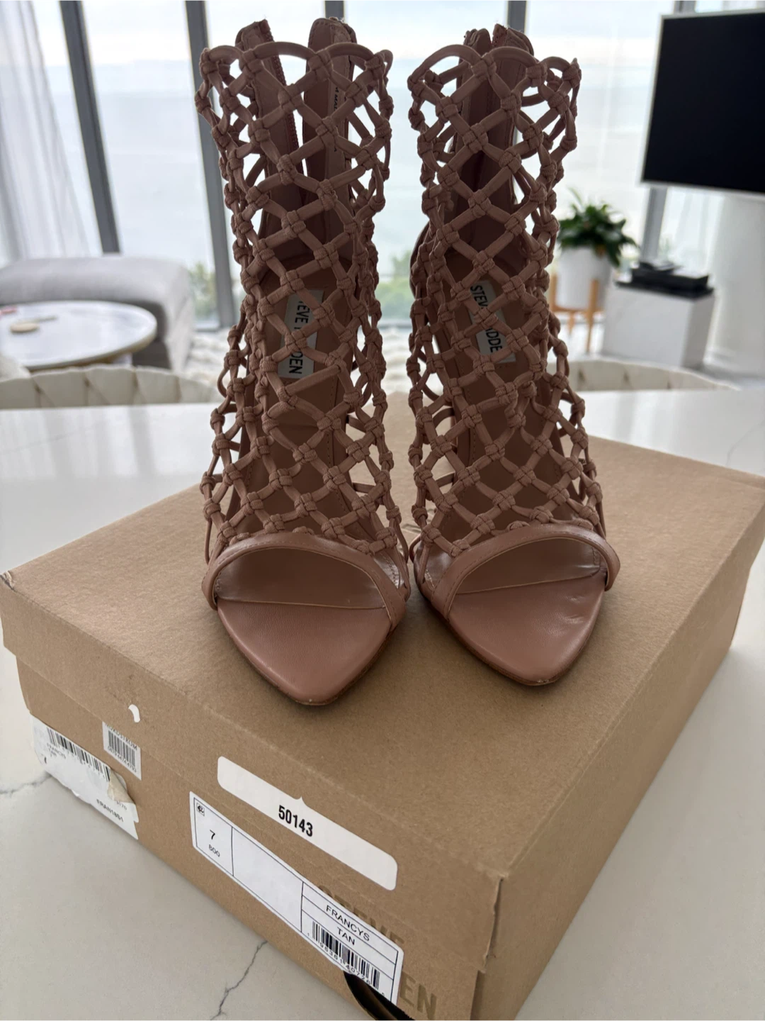Steve Madden Francys Tan Heels