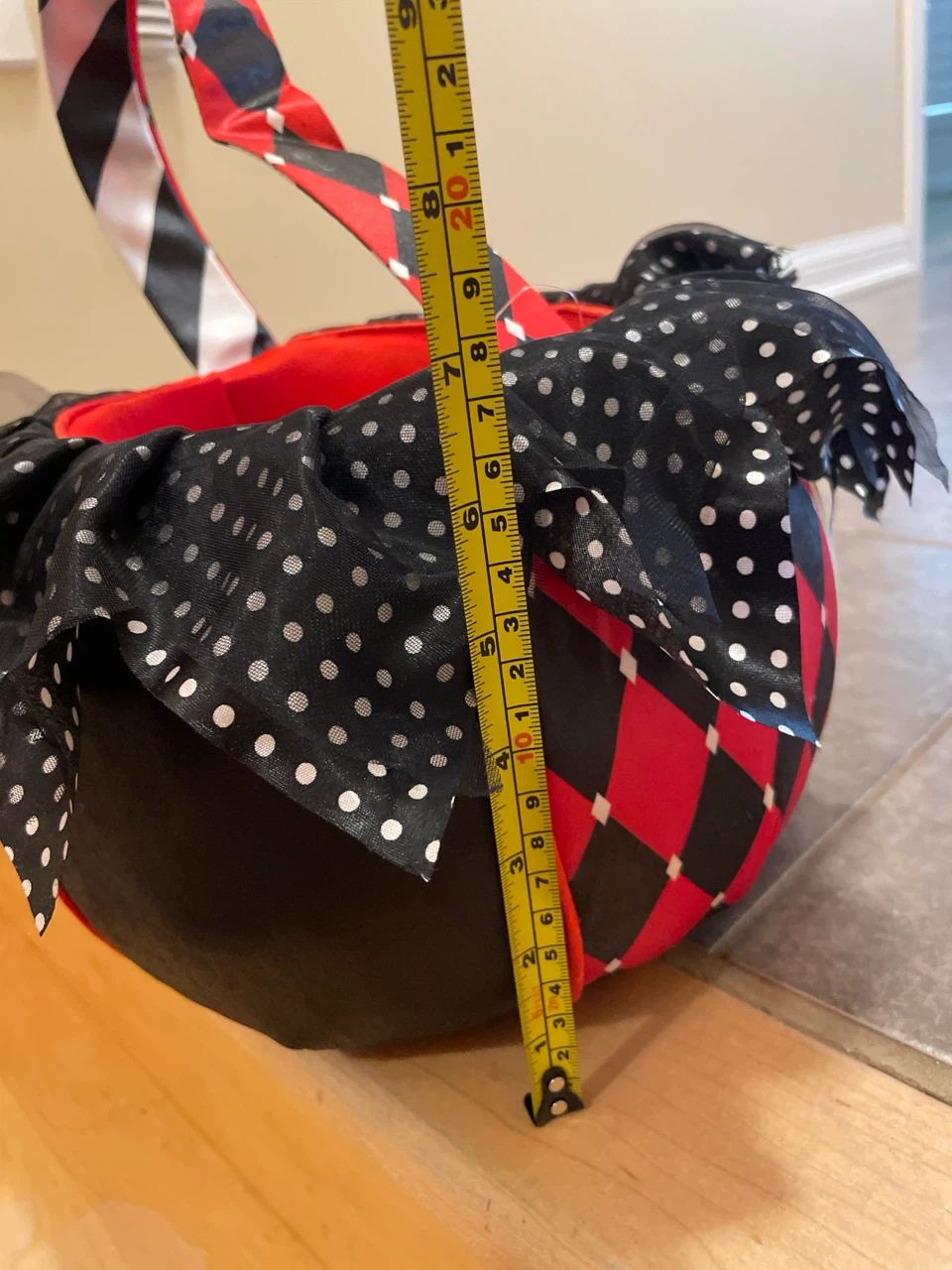 Harlequin Halloween Trick-or-Treat Basket - photo 3