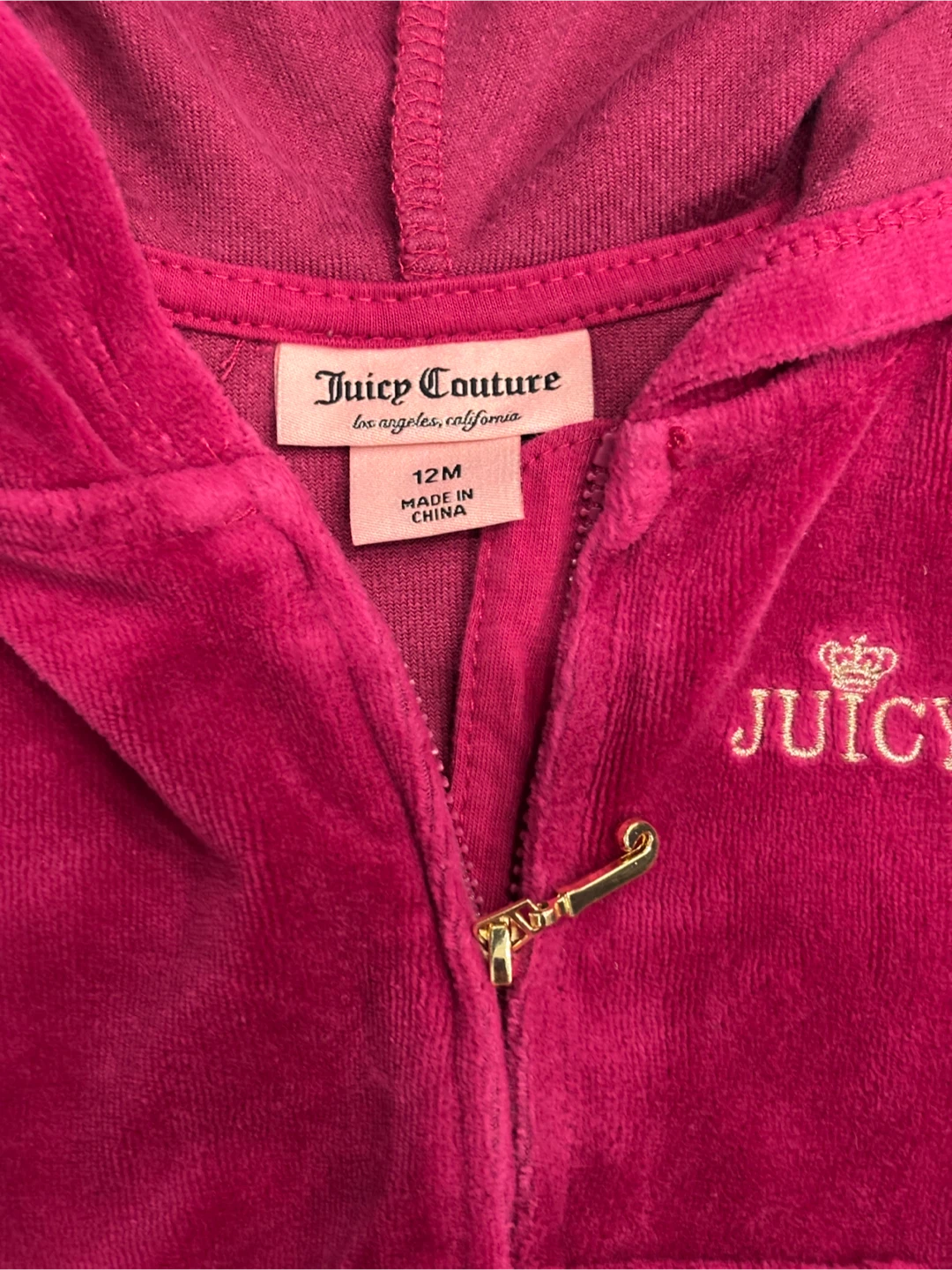 Juicy Couture velour tracksuit 12M - photo 3