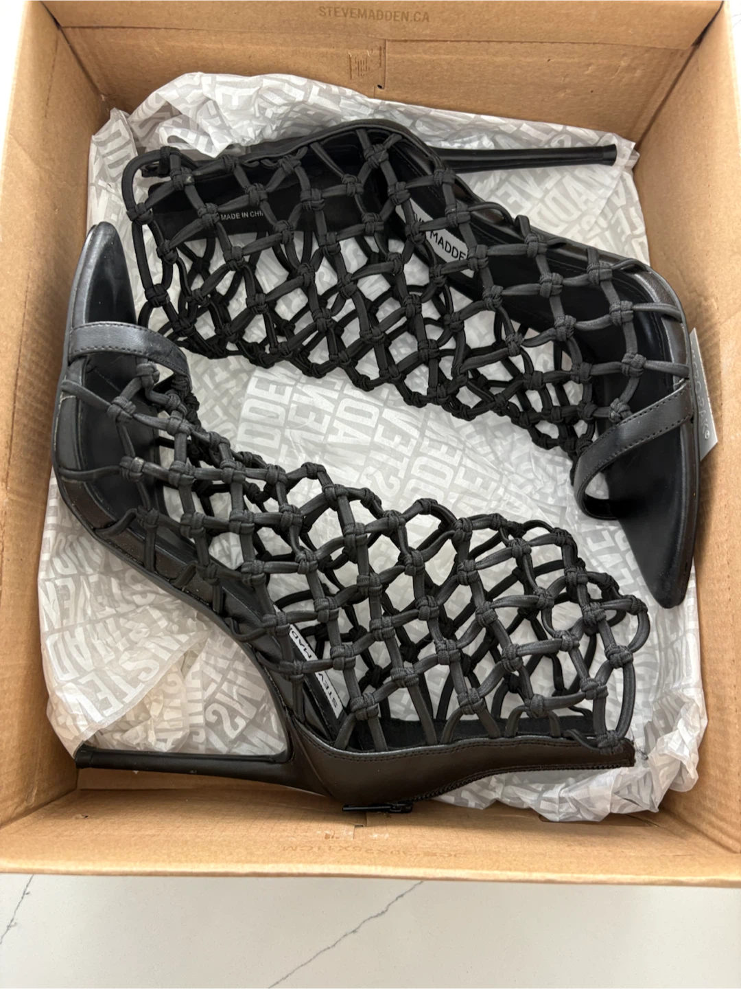Steve Madden Francys Black Stiletto Heels