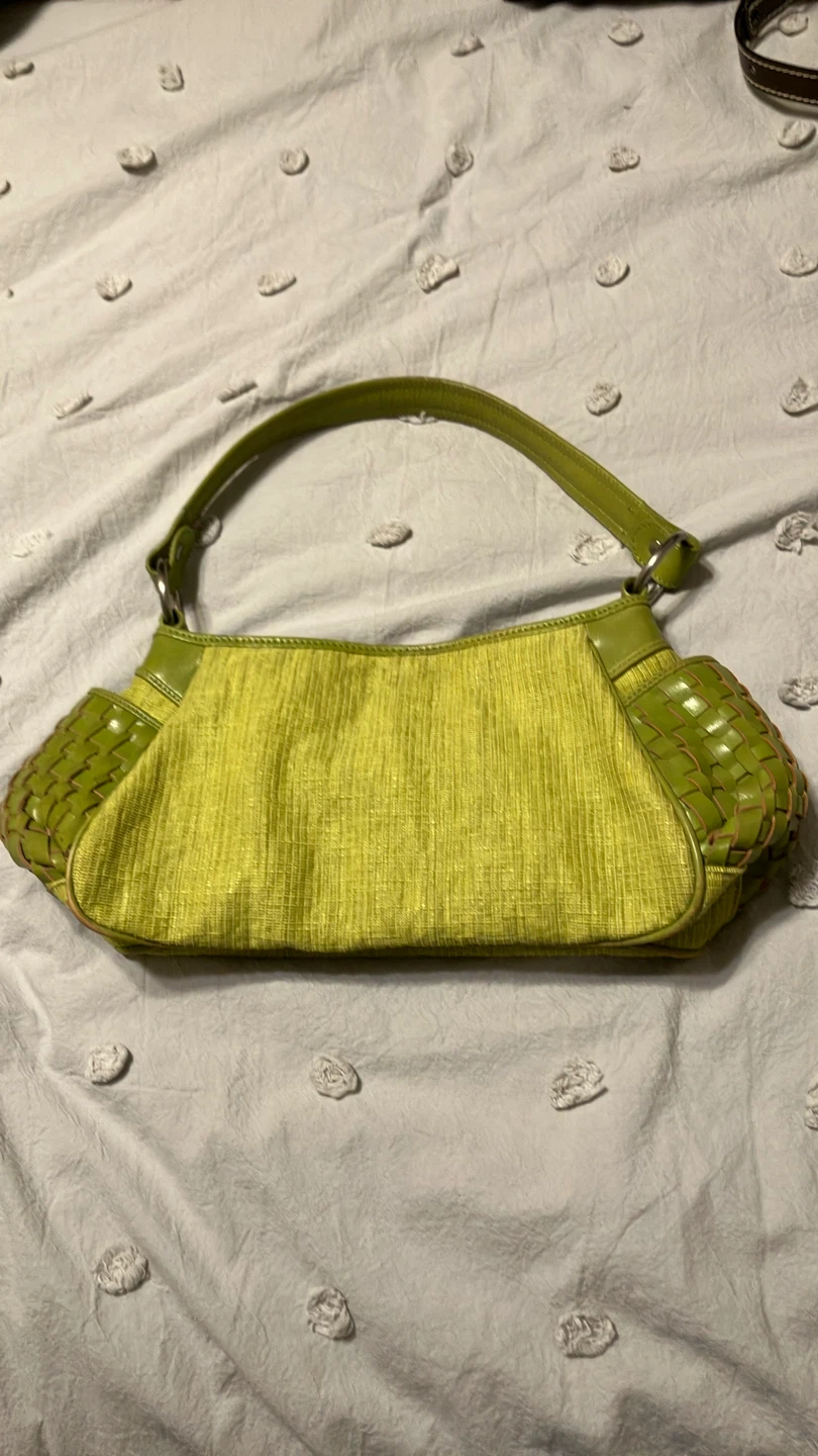 Kenneth Cole New York Lime Green Shoulder Bag