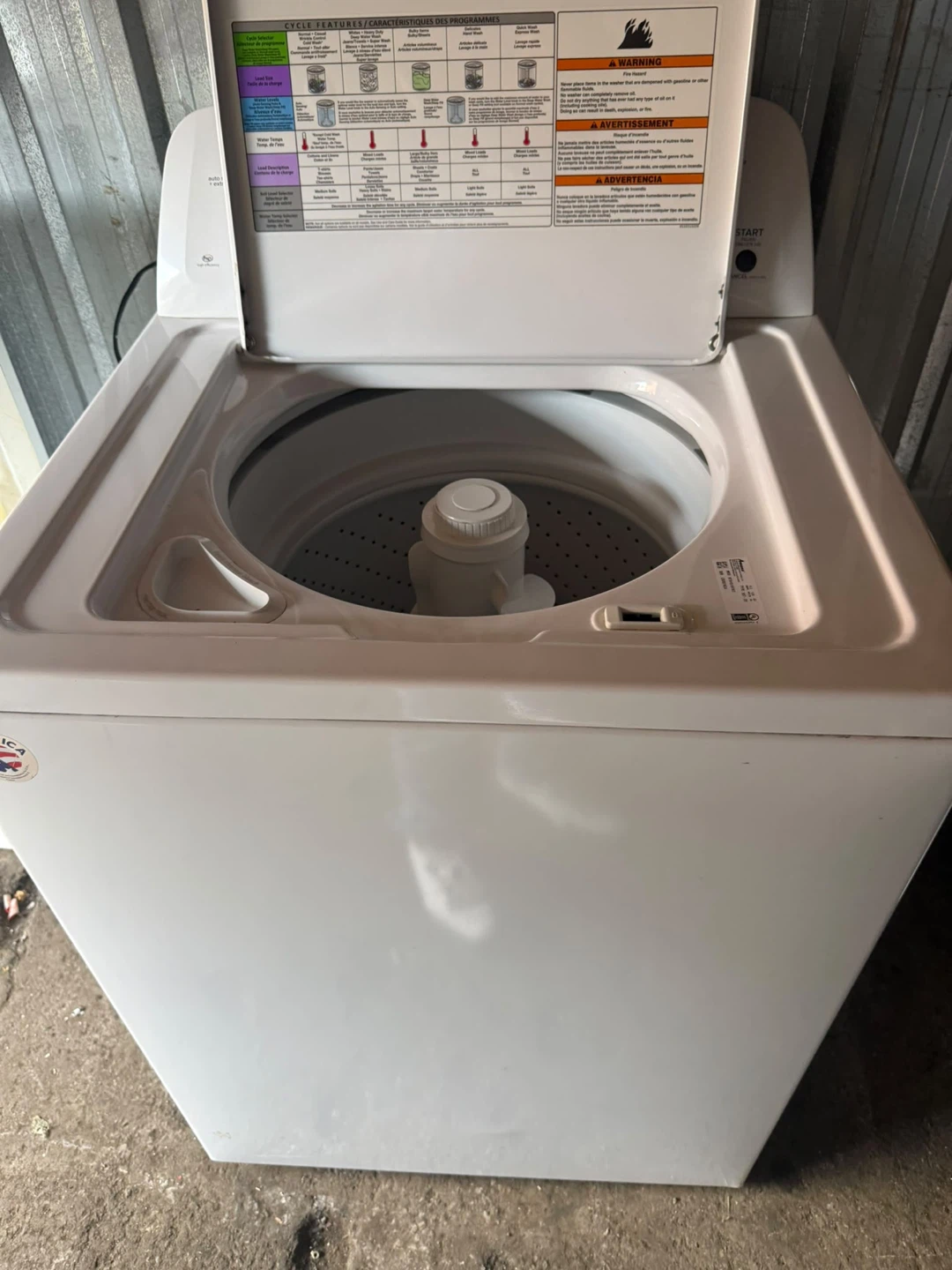 Amana Top Load Washer - photo 3