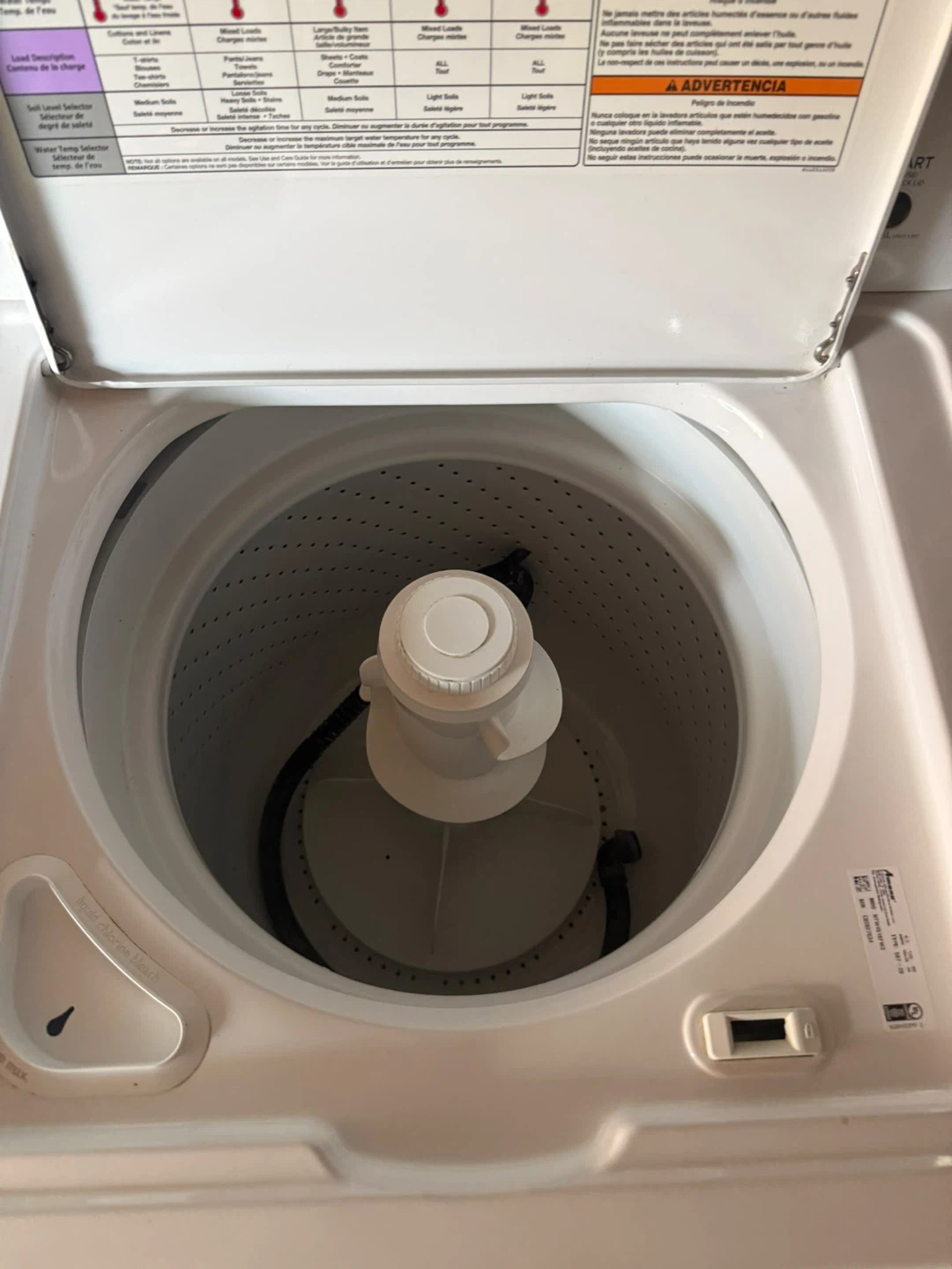 Amana Top Load Washer - photo 4