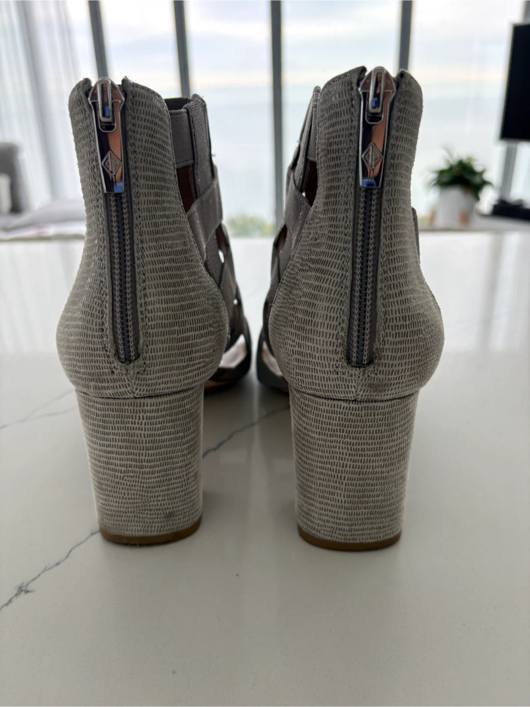 Donald Pliner Grey Heeled Sandals - photo 4