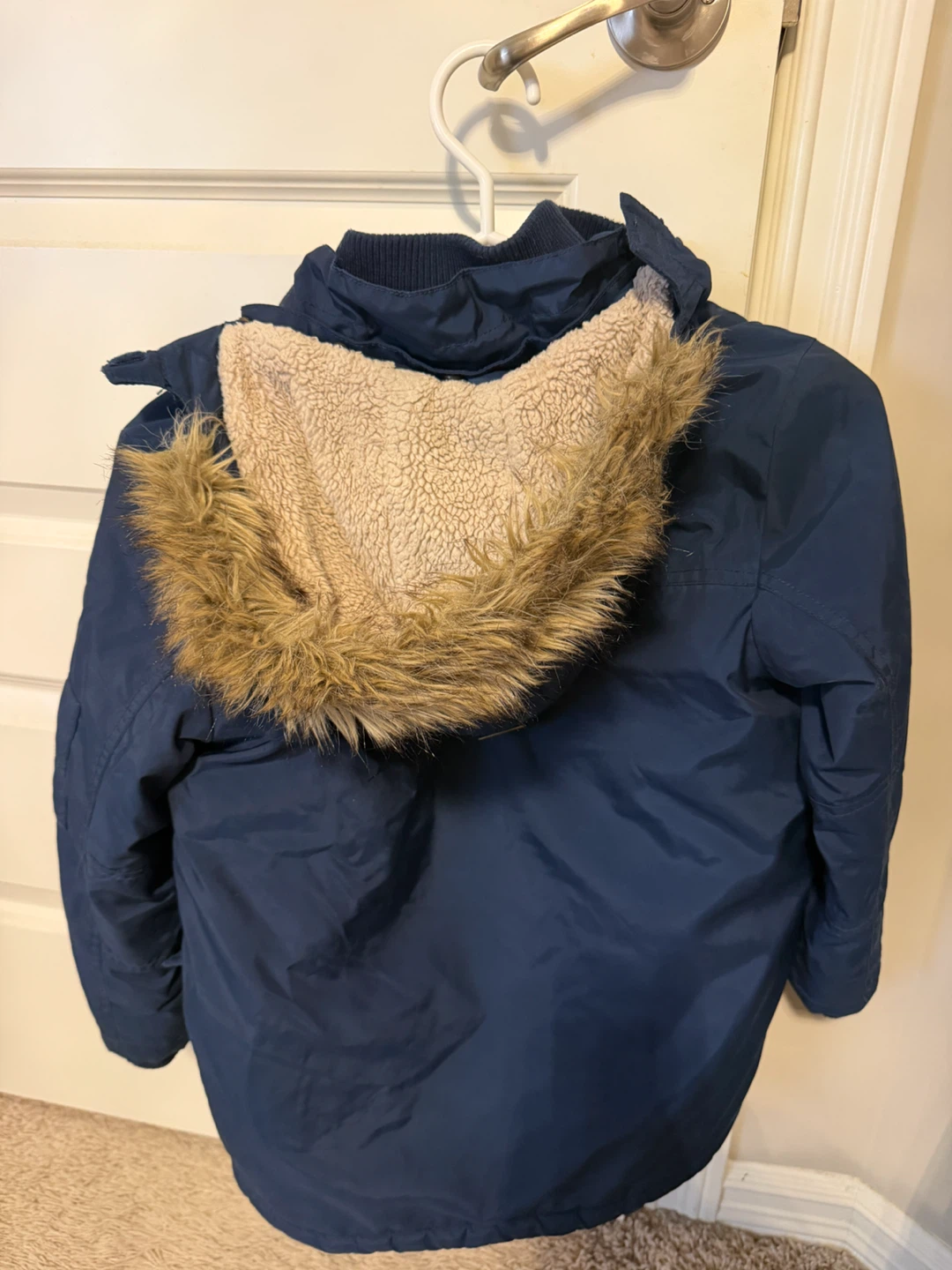 H&M Navy Winter Jacket Size 7-8Y - photo 2