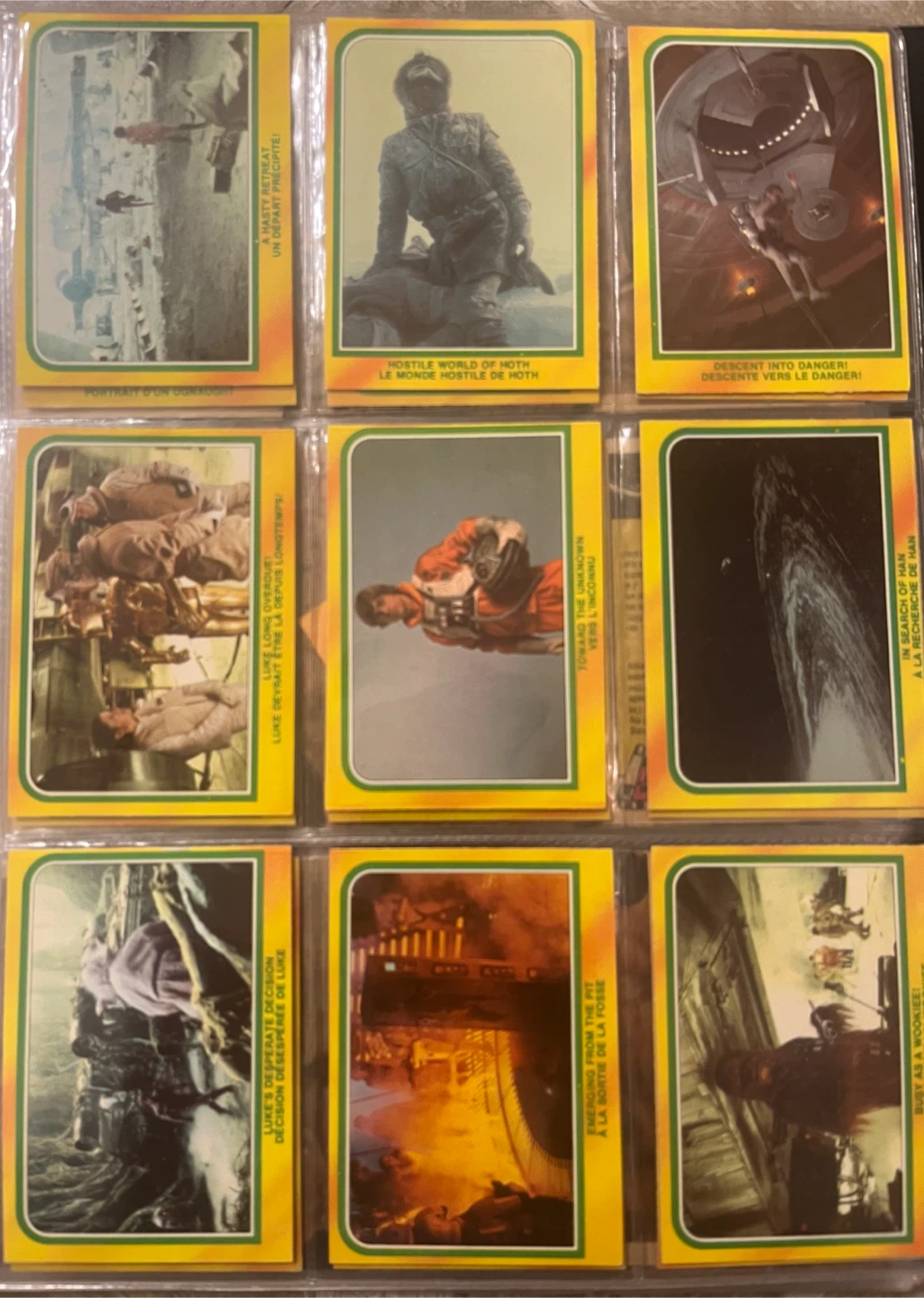 1980s Star Wars The Empire Strikes Back Trading Cards - photo 2
