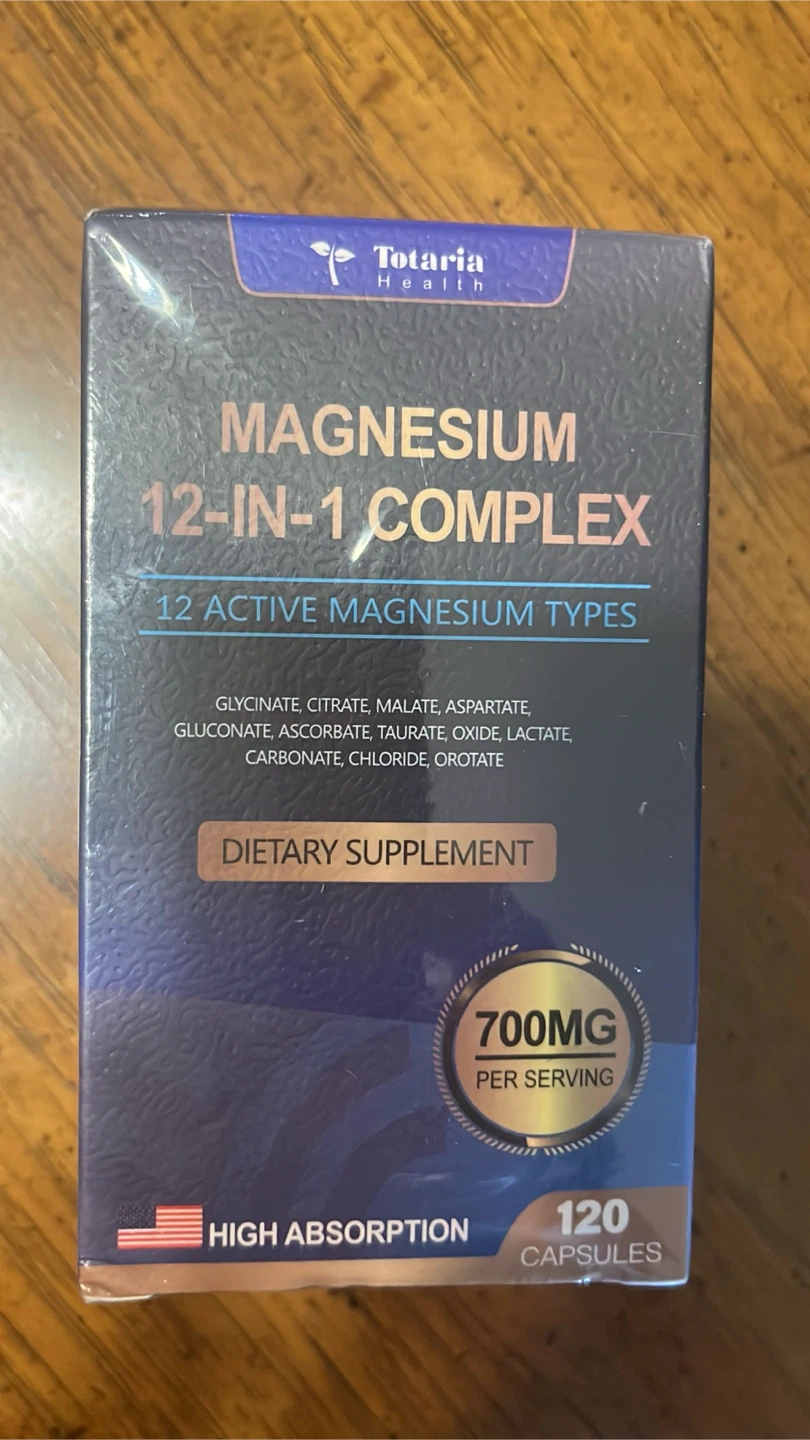 Totaria Health Magnesium 12-in-1 Complex 120 Capsules
