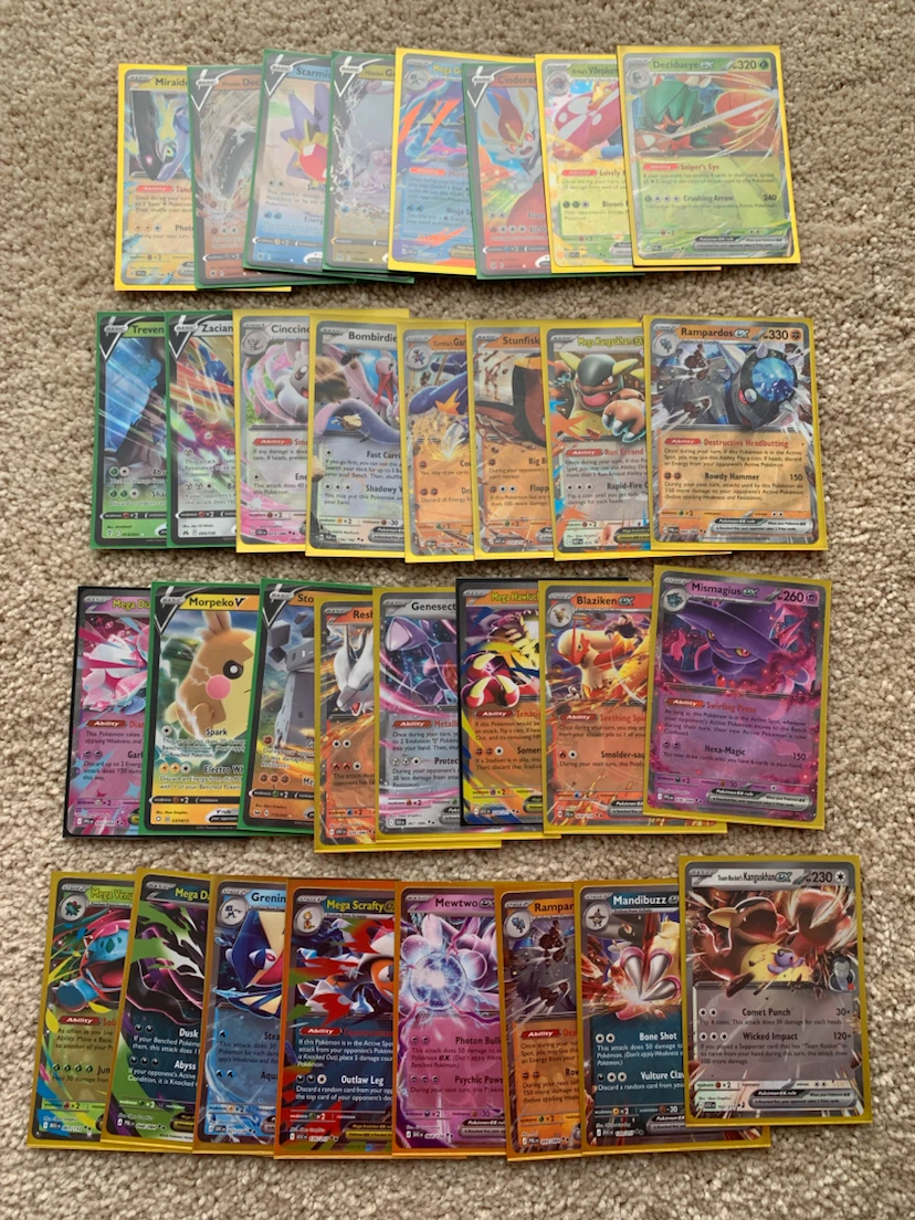 Pokémon TCG – 32 V & EX Cards – Modern Sets