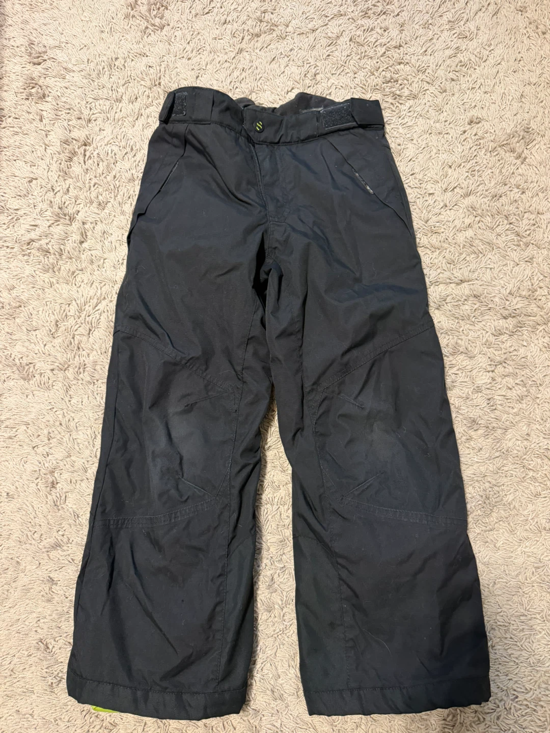 H&M Sport Kids Snow Pants - Black, Size 8-9Y