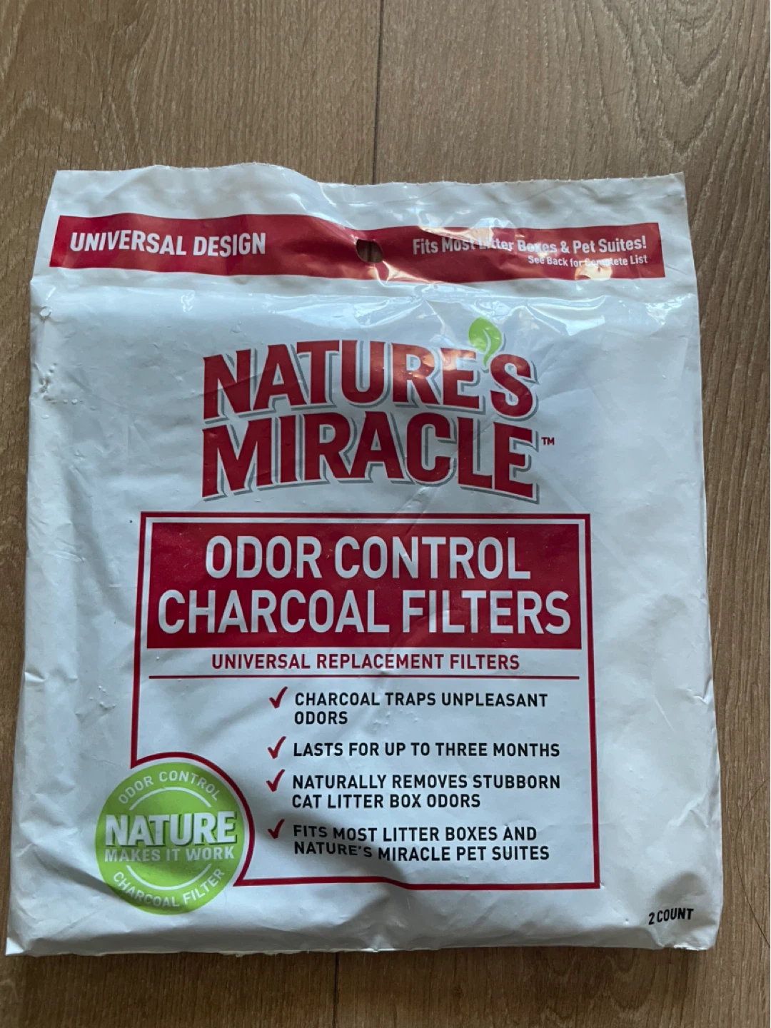 Nature's Miracle Odor Control Charcoal Filters