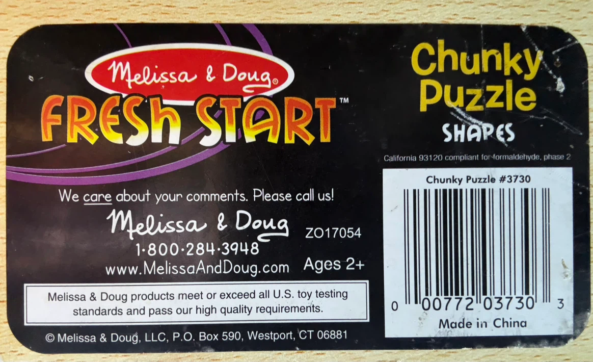 Melissa & Doug Chunky Wooden Shapes Puzzle - photo 2