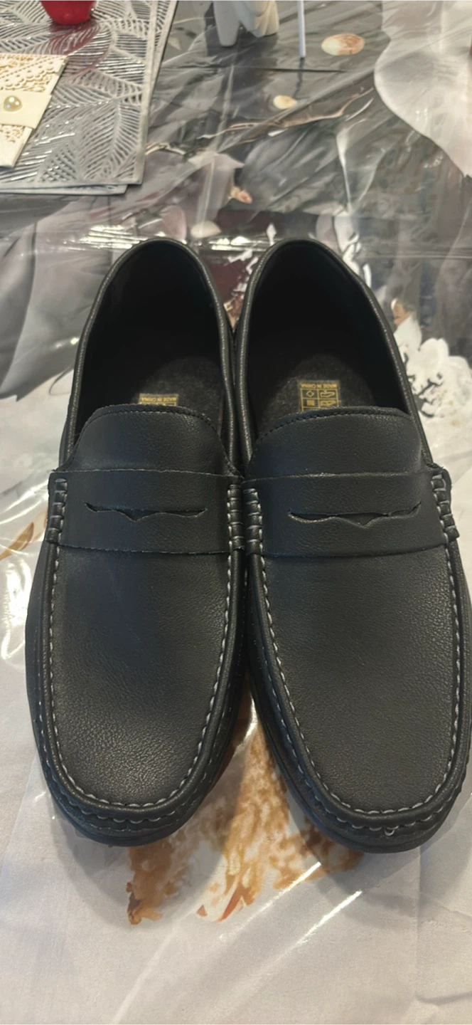 Black Men's Slip-On Loafers - photo 2