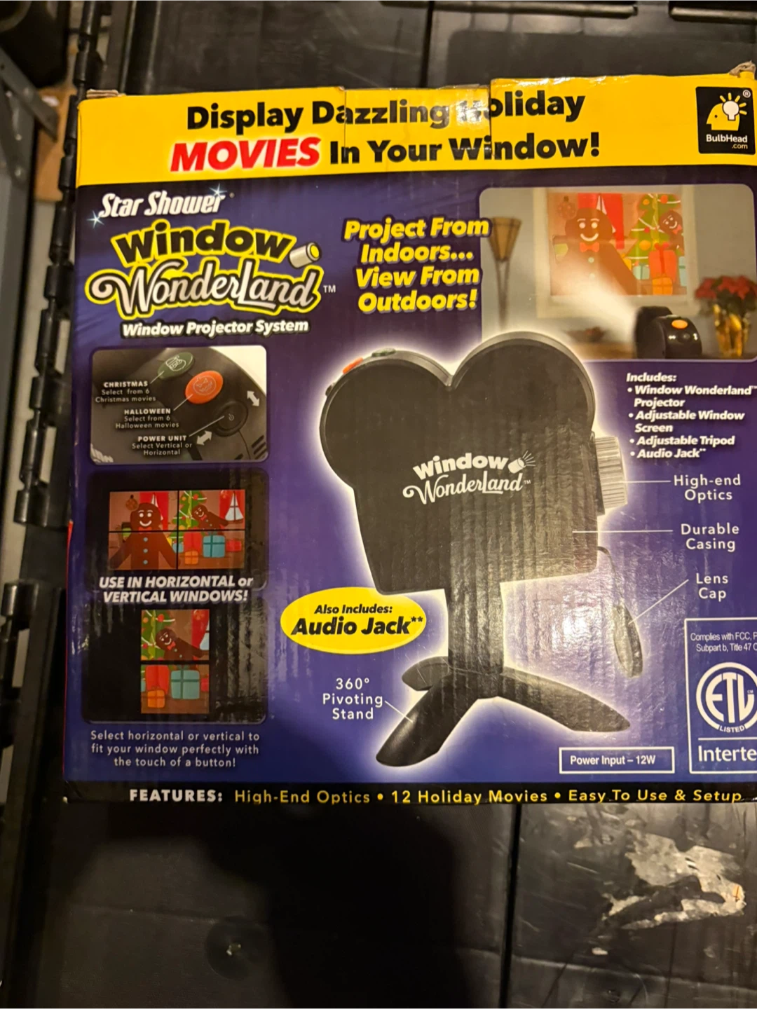 Star Shower Window Wonderland Projector System