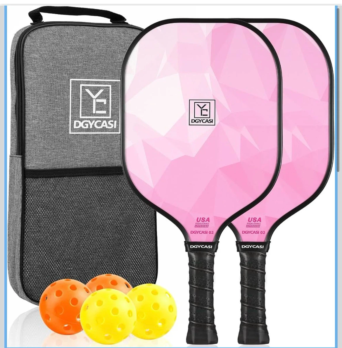 DGYCASI Pickleball Paddle Set
